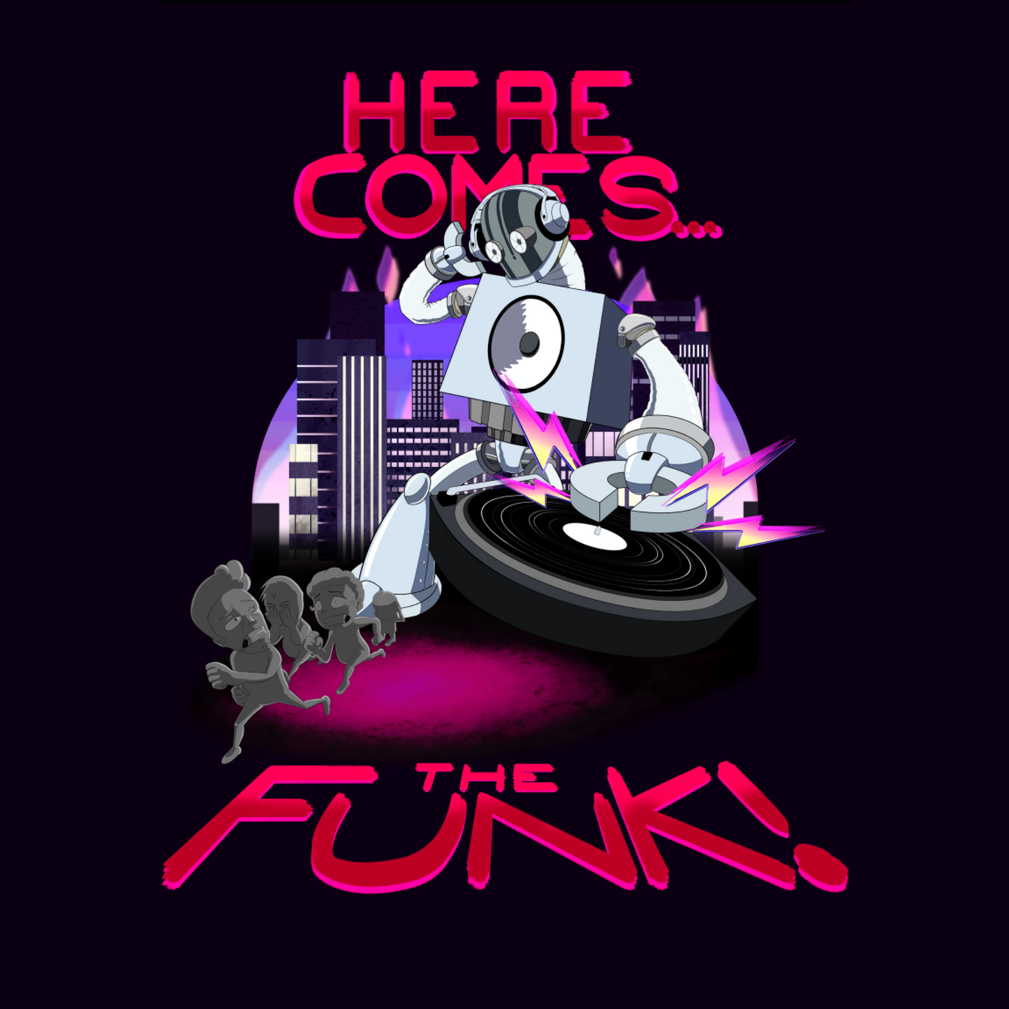 "Here Comes the Funk" Short Sleeve T-Shirt