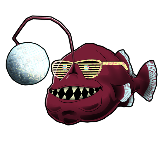 Anglerfish Sticker