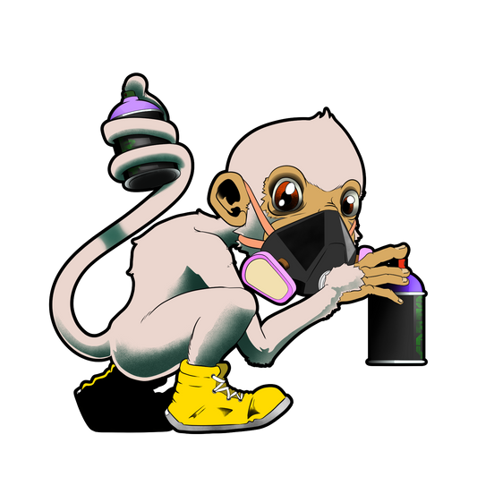 Monkey Sticker